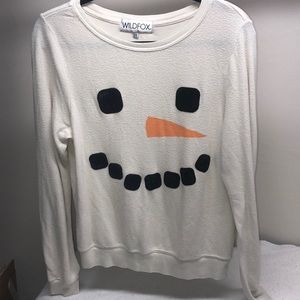 COPY - Wild fox snow man sweater ⛄️ size XS